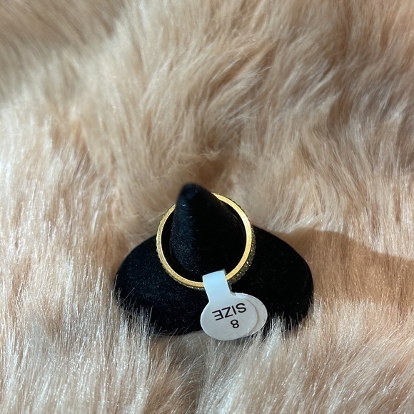 💖 Fashion Titanium Steel Geometric Full "Diamond‎ Imitation" Ring Size 7,8,9 - Picture 8 of 13